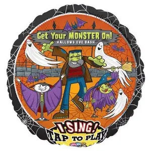 "Get Your Monster On" Sing-a-tune 29" Balloon Mylar
