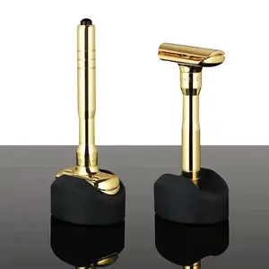 8 Variant ADJUSTABLE Safety Razor Shaving & 5 Double Edge Blades Mild Aggressive