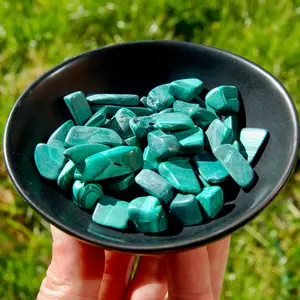20pcs Malachite Tumbled Stones, XS Crystal Set 20pcs Malachite Tumbled Stones, XS Crystal Set