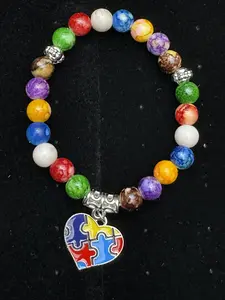 Colorful Stone Beaded Bracelet