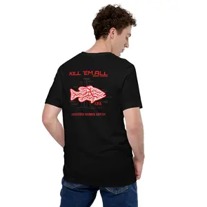 Redfish w/ La Rivers (Dark colors, Red Design)