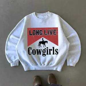 Long Live Cowgirls Sweatshirt, Vintage Western Aesthetic Shirt, western clothing, western tops, western outfits women, western cowgirl stuff, punchy western wear, country girl stuff clothing clothes, Country Festival Hoodie, Country Concert Outfit