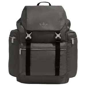 Adidas Originals Flip Logo Adjustable Backpack for Men and Women in Gray