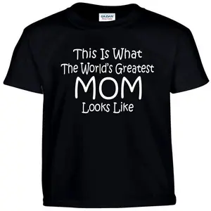 Worlds Greatest MOM T Shirt Mothers Day Gift Birthday Shower Gift Unisex T Shirt Cotton Love