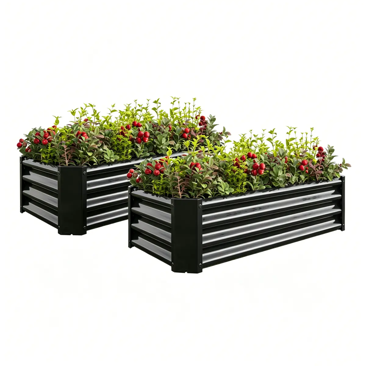 4x2x1FT Black 2PCS