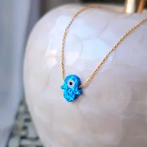 Turquoise Jewelry Fashion Blue Evil Eye Necklace for Women daily wear