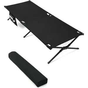 Camping cot, Military cot portable camping cots for sleeping 78.3 "x 28.7" x 14.6 "heavy duty folding bed for adults teen outdoor travel camping tent lounge office support 330 lbs sleepsack sleepingpad silla de