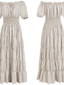 Medieval Vintage Dress, Timeless Elegance, Perfect for Historical Reenactments, Unique Design, High-Quality Material, Womenswear, Comfortable Fit
