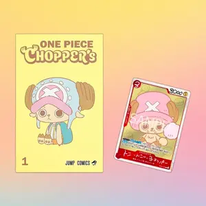 One Piece: CHOPPER'S 1 Full-Color Book with EB02-003 Chopper Promo Card Sealed