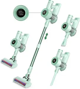 Homeika Pro Version Cordless Stick Vacuum 28k PA with Digital Display, 50 Minute Run Time - Green