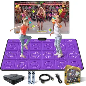 Dance Mat for Kids and Adults, Double User Wireless Dance Pad Game for TV, Exercise Dancing Mat for Family Games, Gift Ideas for Girls and Boys