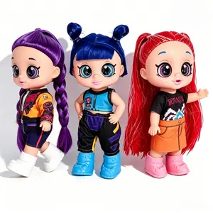 Kpop Anime Fashion Doll Set 10 Inch Articulated Action Figures With 5 Movable Joints Play Music Rumi Mira Zoey Stylish Dress Up Dolls Ideal Birthday Party Gift Toys For Boys And Girls Kids Pretend Play Collectible Doll