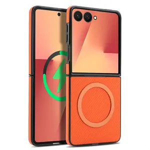 Up and down foldable phone case compatible with Samsung Galaxy Z Flip 7, Z Flip 6, Z Flip 5, Z Flip 4, Z Flip 3. Durable protective cover with slim and fitted design, perfectly suitable for daily use.