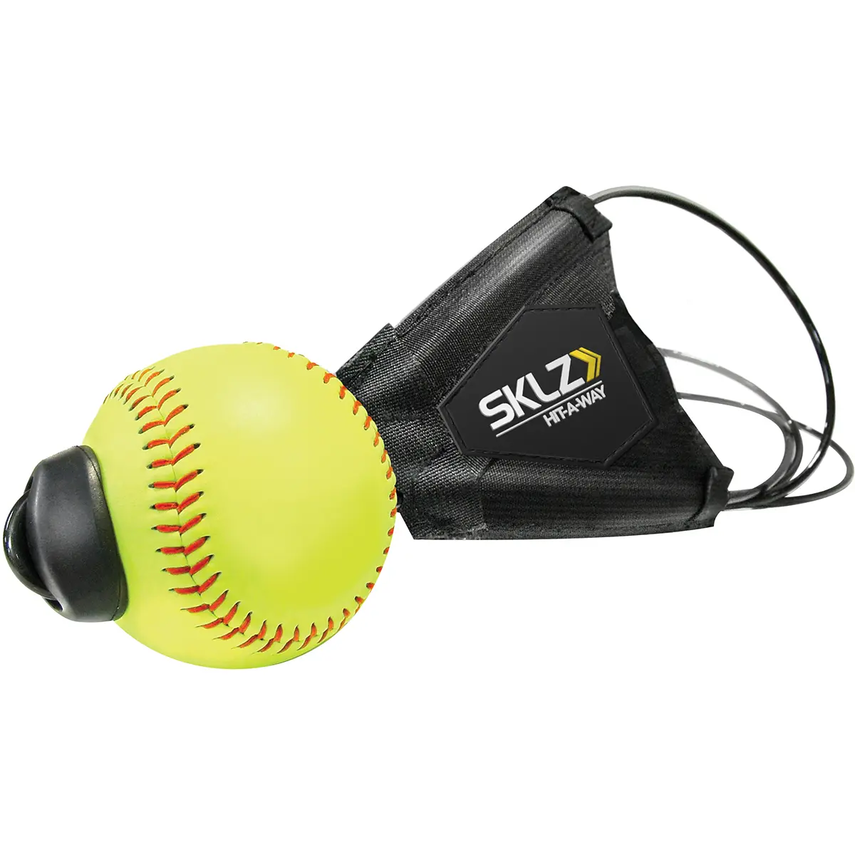 SKLZ Hit-A-Way Softball Swing Trainer - Black/Yellow, Softball Training Equipment, Batting Practice Equipment