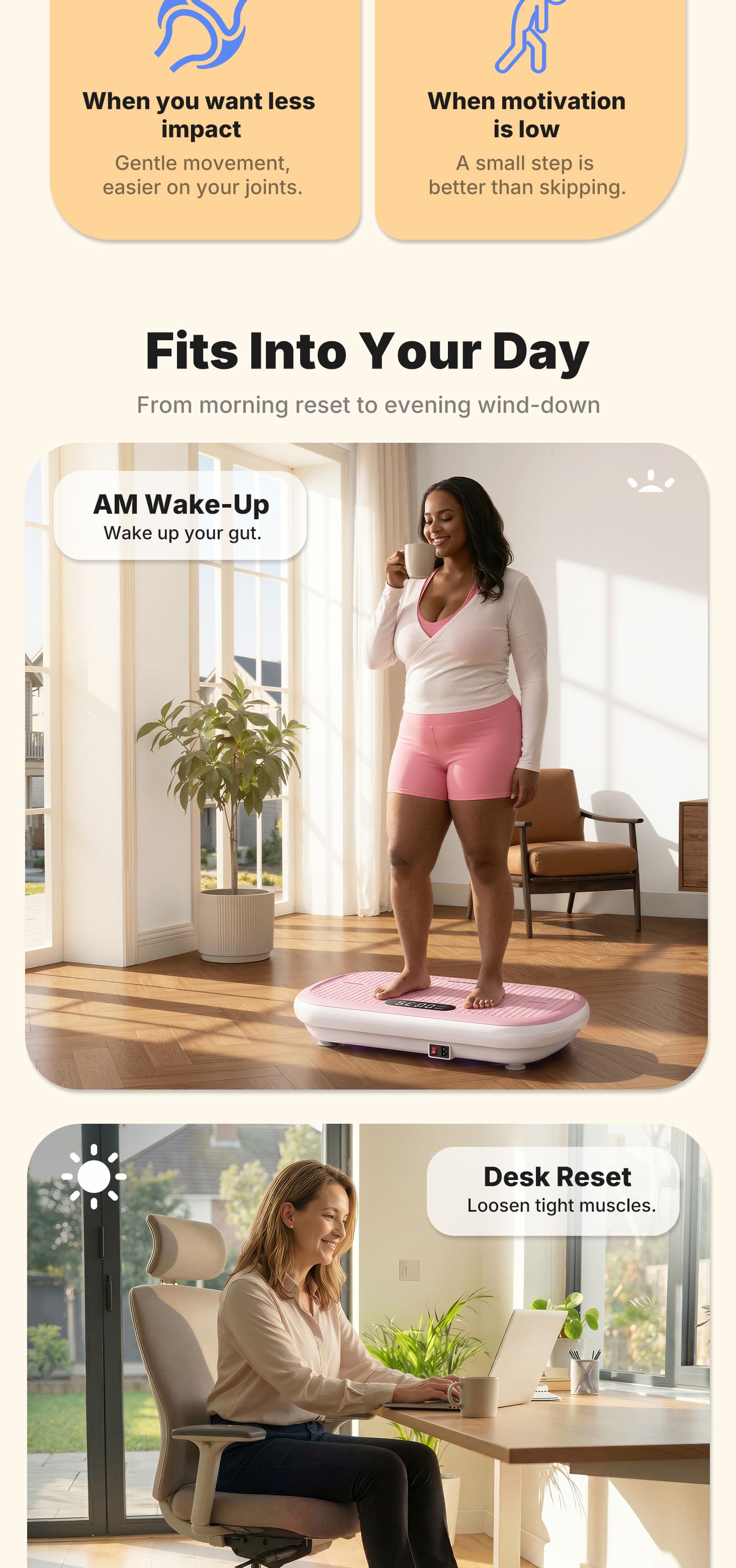 Merach High-Power Vibration Plate Exercise Machine,440lbs Weight Capacity, Bluetooth Remote Control, 4 Workout Modes for Home Gym Fitness Equipment Summervibes Merach High-Power Vibration Plate Exercise Machine,440lbs Weight Capacity, Bluetooth Remote Control, 4 Workout Modes for Home Gym Fitness Equipment Summervibes