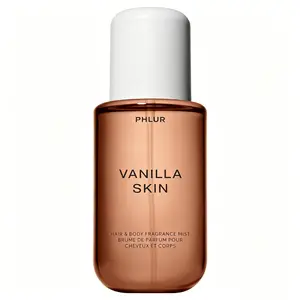 PHLUR Vanilla Skin Body Mist 8 Fl Oz 240ml, Dual-use Hair & Body Perfume Spray for Women, Warm Vanilla Scent Mixed with Spicy Pink Pepper, Soft Cashmere Wood & Mellow Sandalwood, Elegant Long-lasting Daily Fragrance