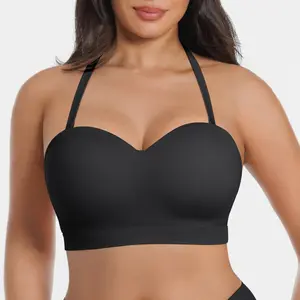 SHAPELLX SummerVibes Bare Essentials AirSlim VersaFit Seamless Strapless Non-slip Wire-free Versatile push Bra woman , Jelly Bralette, Wireless  Seamless   Push-Up bra, minimizer bra