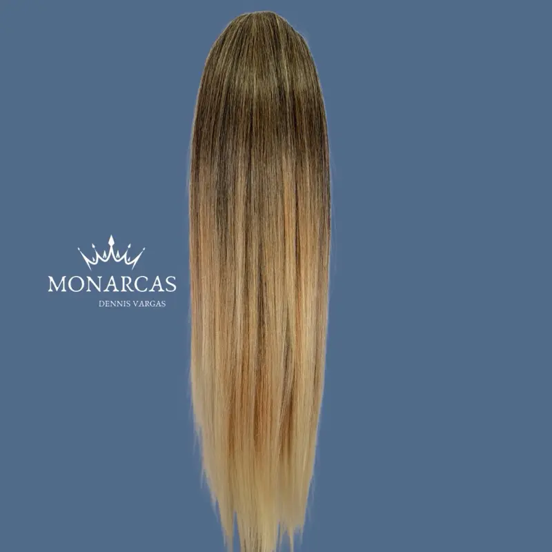 Straight 20” Full Blonde Mix Ponytail – Rubia Mix Straight 20” Full Blonde Mix Ponytail – Rubia Mix
