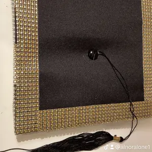 Bling bling graduation cap