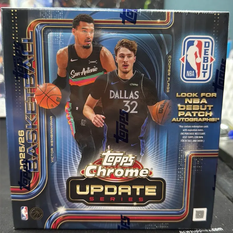 2026 NBA Topps Chrome Update Series - Factory-Sealed Trading Card Pack