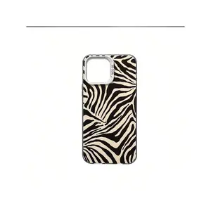 Zebra Mobile Phone Case, Designed With A Chic Black And Beige Pattern And Wave Stripes, Suitable For IPhone17/IPhone17 Air/IPhone17 Pro/IPhone17 Pro Max/16 Pro Max/15 Pro Max/14 Pro Max/13 Pro Max/12 Pro Max, Made Of TPU Material,