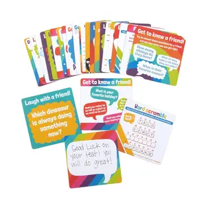 Lunch Box Conversation Starter Game Cards, 30-Pc Conversation Activity Cards for Family & Kids (Toys & Hobbies Board Game)