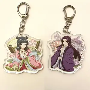 The Apothecary Diaries Acrylic Keychain, Maomao, Jinshi, Anime Keychain, The Apothecary Diaries Gift, Anime Keychain, Anime Gift, Kawaii Bag Accessory, Cool Collectible Gift for Fans, Aesthetic Merch for Players