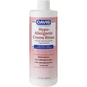 Hypoallergenic Pet Crème Rinse, 12 oz, White (HCR12)