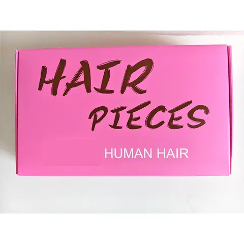 Hair Topper Wrapping & Storage Box - Fashion Accessory with Individual Packaging, Solid Colors for Daily Use, Default Organizer for Hair Extensions, Wigs