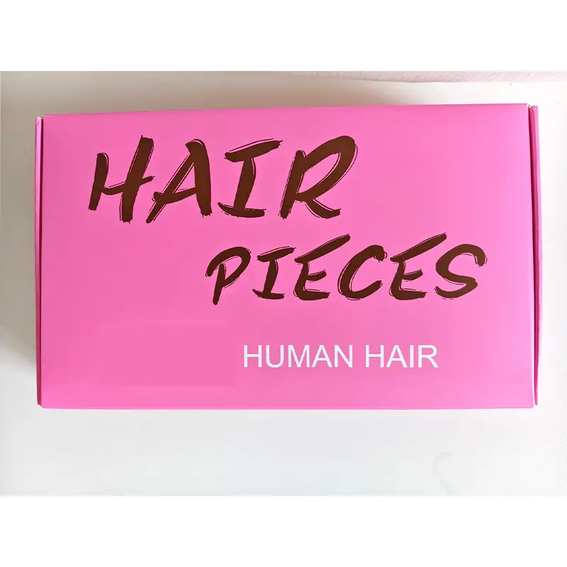 Hair Topper Wrapping & Storage Box - Fashion Accessory with Individual Packaging, Solid Colors for Daily Use, Default Organizer for Hair Extensions, Wigs