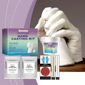 Handmade Casting Kit | Adult Couple Handmade Styling Kit | Romantic Sculpture Mold Craft Kit (with Gloves), Home Handmade Casting Kit, Handmade Mold Casting Kit, Suitable For Couples Of Men, Boyfriends, And Girlfriends