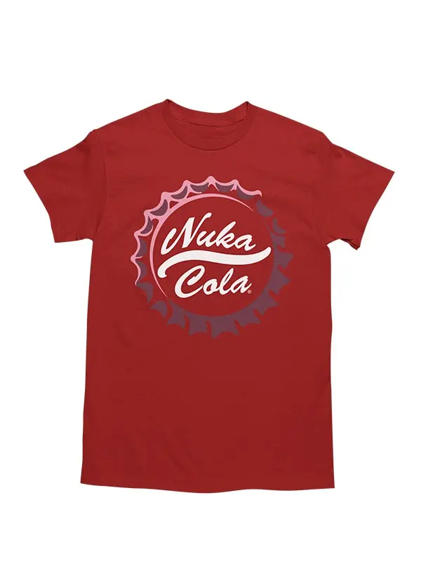 Fallout Nuka-Cola Graphic T-Shirt, Vintage Soda Bottle Cap Tee, Retro Post-Apocalyptic Gaming Shirt, Classic Gamer Streetwear, T-Shirt, Sweatshirt, Hoodie