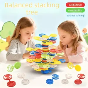 Fun Stackable Tree Balance Building Blocks Toy, Creative Playset with Colorful Modules, 108/168pcs for Family Gatherings