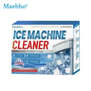 Ice Machine Cleaner Tablets – 12 Pack | Deep Clean & Descaling Tablets Citric Acid Formula Ice Machine Cleaner Tablets – 12 Pack | Deep Clean & Descaling Tablets Citric Acid Formula