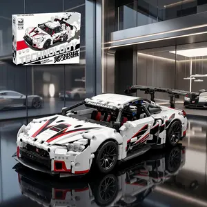 1209PCS Sports Car Building    block  Set for Adults, Openable Doors, Steering Linkage Design, Detailed Engine Structure, Rear Wing, Collectible Display Model Building Kit