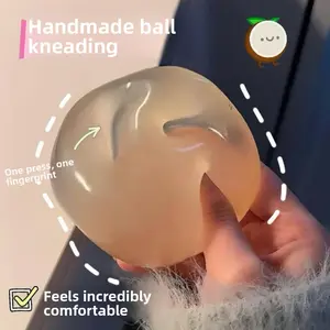 Creative hand-made ball pinching music decompression toy decompression coconut ball maltose slow rebound