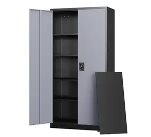 Letaya 72" Metal Garage Storage Cabinets with Lock Door & Adjustable Shelves 18"D x 36"W x 72"H Corrosion Resistant Steel Tool Cabinets for Home Office Warehouse Organisieren summervibes