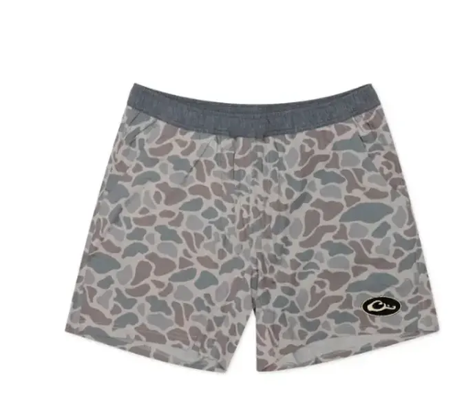 Men's Drake Tri-Blend Campus Soft Tactical Shorts, Menswear Quick-Dry Durable Bottoms, Ideal for Gym & Outdoor Activities, Trendy Camo Pattern, Gift for Him