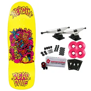 Heroin Skateboard Complete Dead Dave Trainlines 10.125" x 32.5"