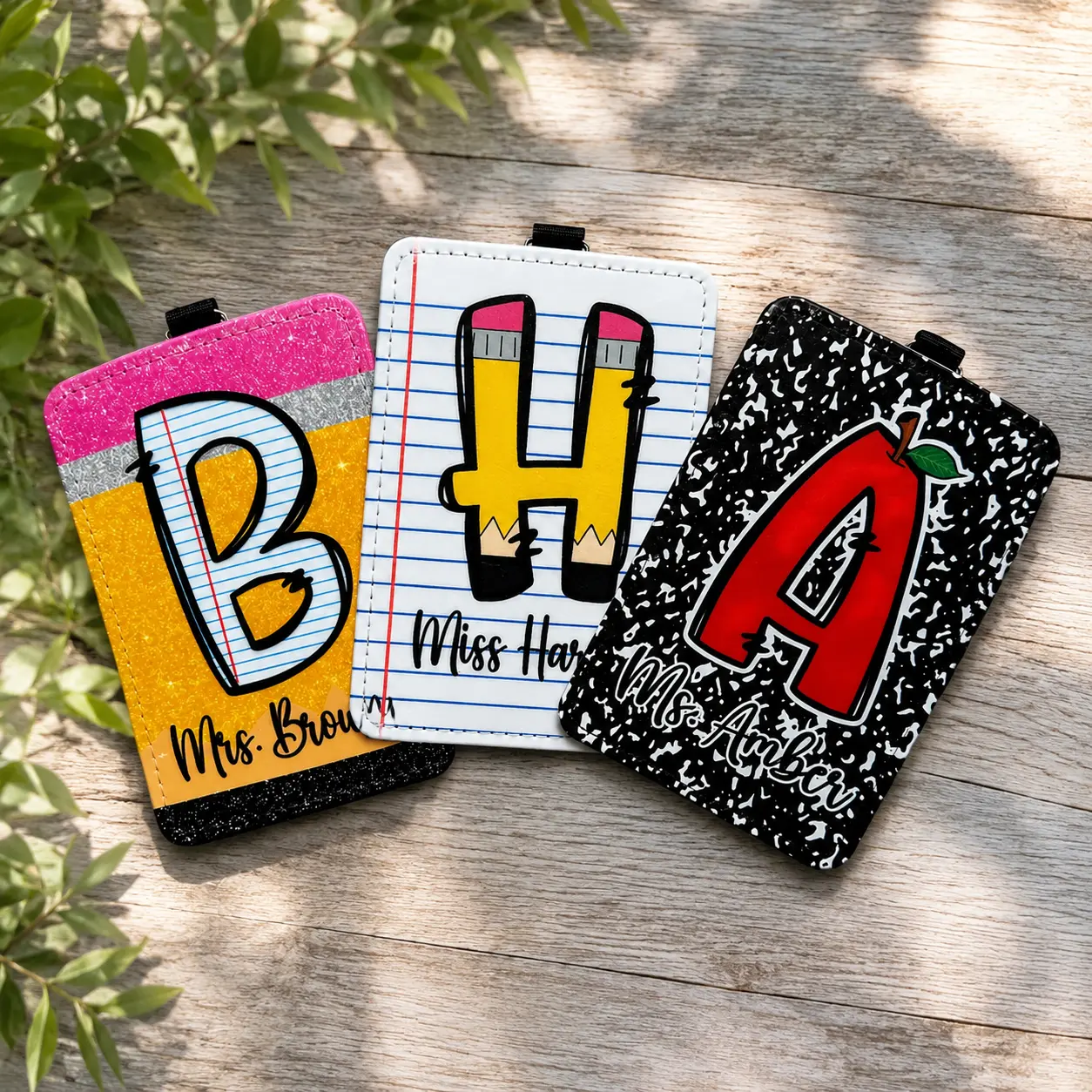 Personalized ID Badge Holder