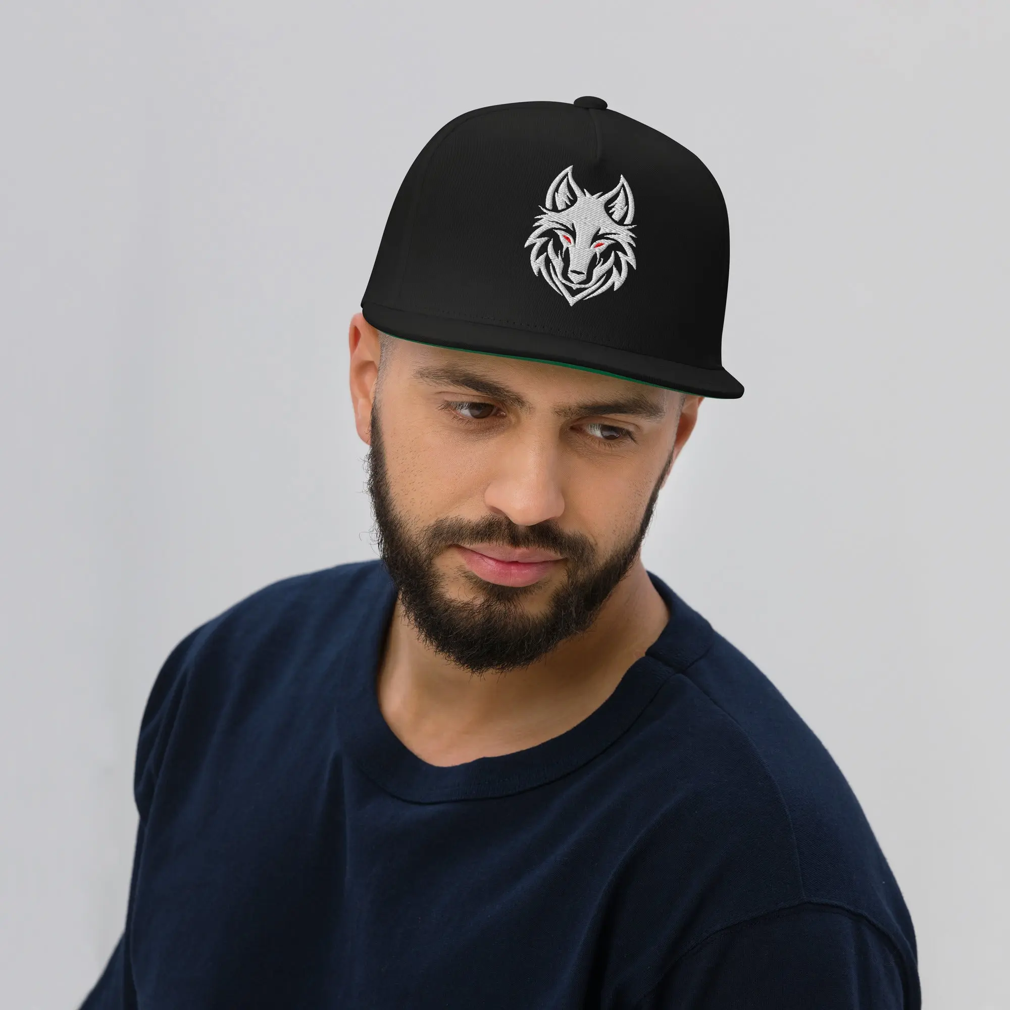Fierce Wolf Embroidered Snapback Cap | Bold Streetwear — Hunter & Havoc