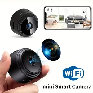 1pcs Smart home security camera, Wifi Surveillance Camera, wireless WiFi monitoring, ABS material, equipped with rechargeable lithium polymer battery, remote viewing through mobile phone application, suitable for office and indoor use, without assembly