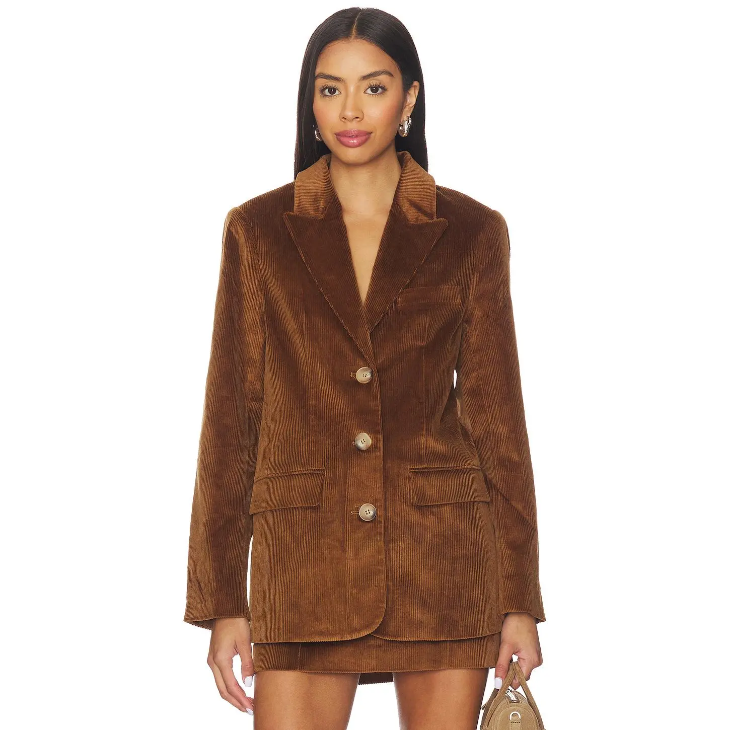ASTR the Label Boyfriend Blazer in Camel