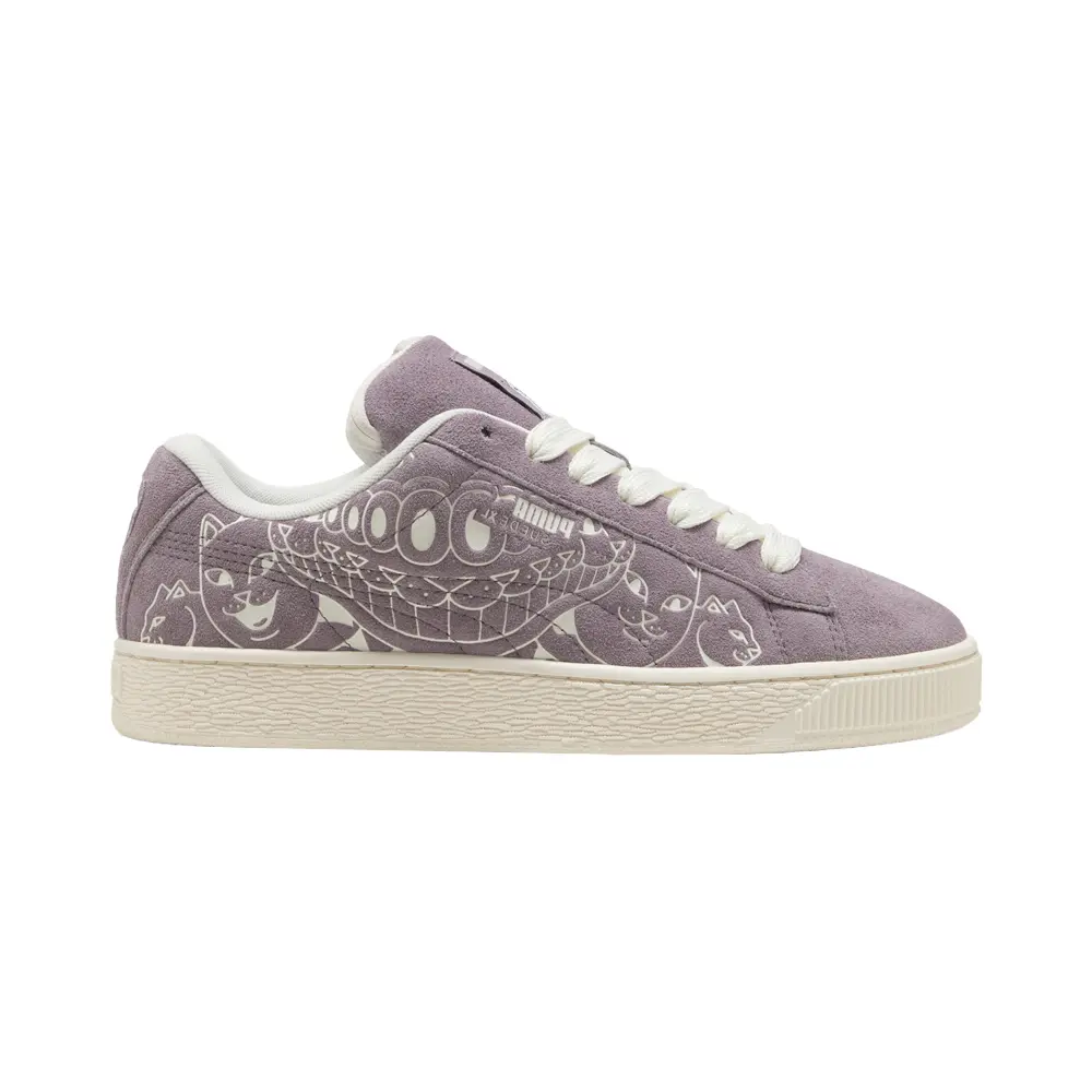 PUMA Mens Suede Xl Lace Up Sneakers Shoes Casual - Purple
