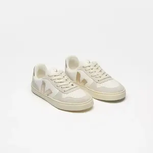 Veja Rose Gold Lace Sneakers