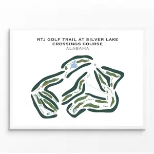RTJ Golf Trail at Silver Lakes, Crossings Course, Alabama - Printed Golf Courses