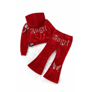 AURIA Angel Drip Velour Set