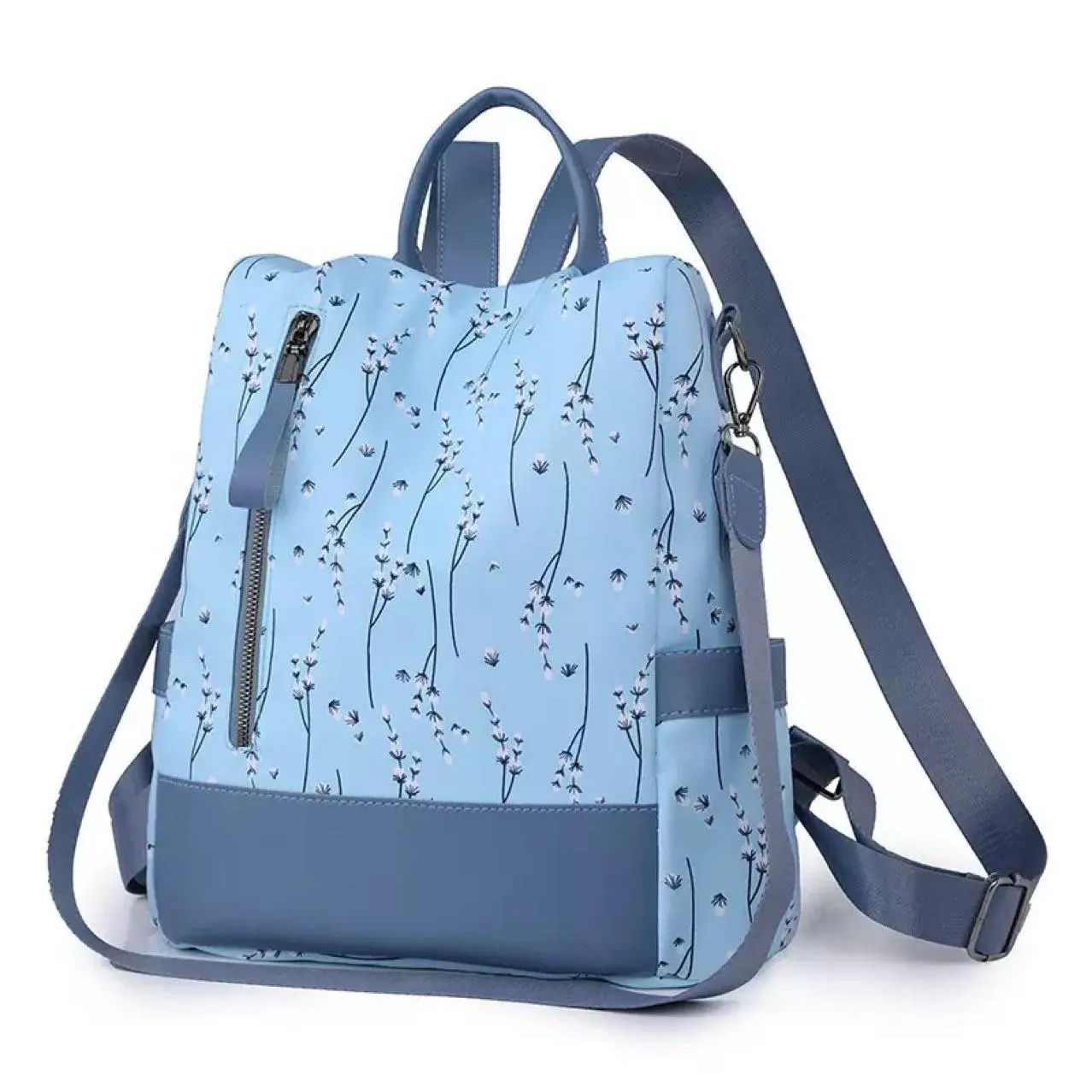 2026 New Women Large Capacity Backpack, Convertible Backpack Crossbody 2 in 1 Casual Daily Bag for Female Travel School Commute
