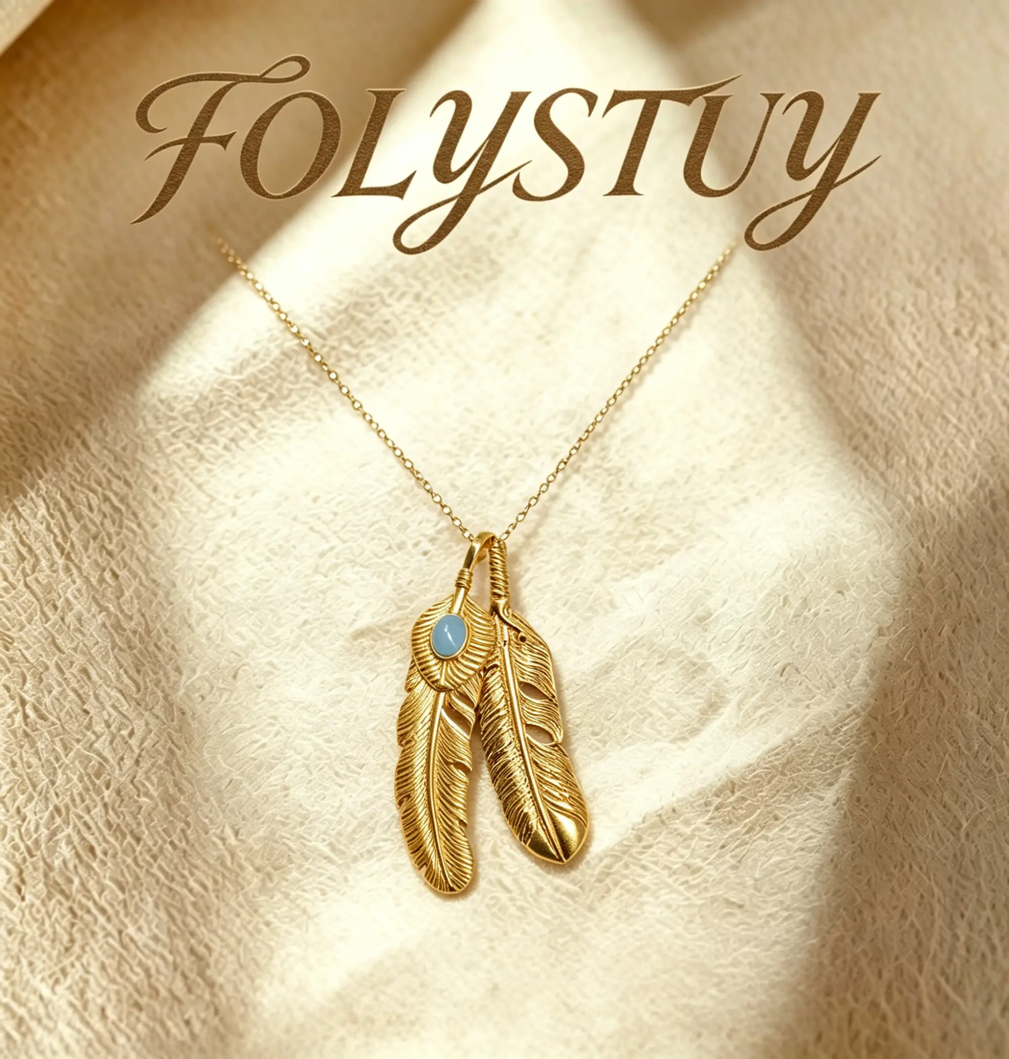 [15mm with 12mm feather pendent buy 1 get 5]FOLYSTUY(YNK05) Feather Pendant - Elegant Design for Versatile Wear with Unique Feather Accents
