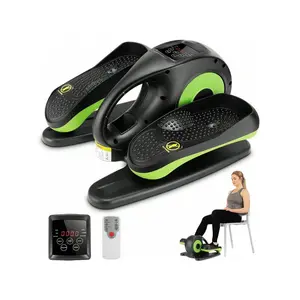outstanding quality  Under Desk hine For Seniors Quiet Compact Mini Elliptical Trainer With LCD Display Monitor And Remote Control Electric Seated Pedal Home Office Leg Exerciser
